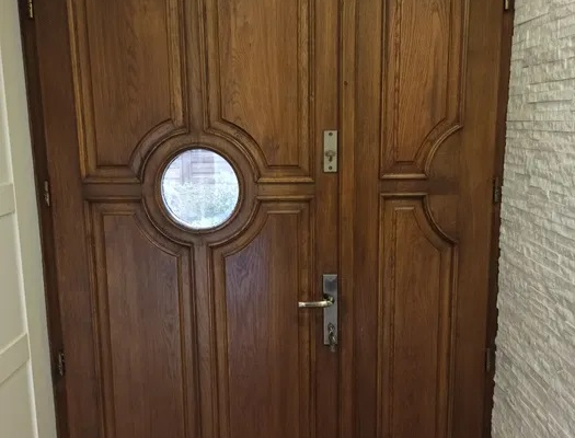Skrzydło drzwiowe zewnętrzne dębowe