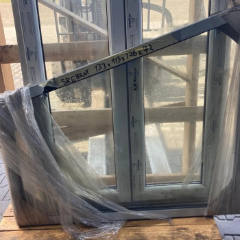 Okno alumiium, trapezowe